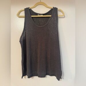 Gray Sleeveless Women's Top